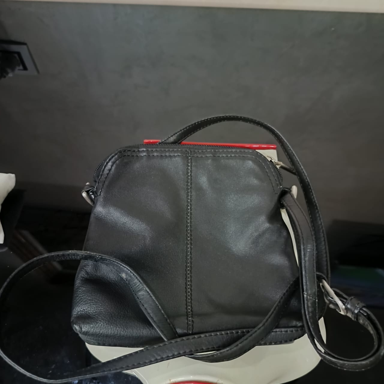 Sacoche en cuir vintage