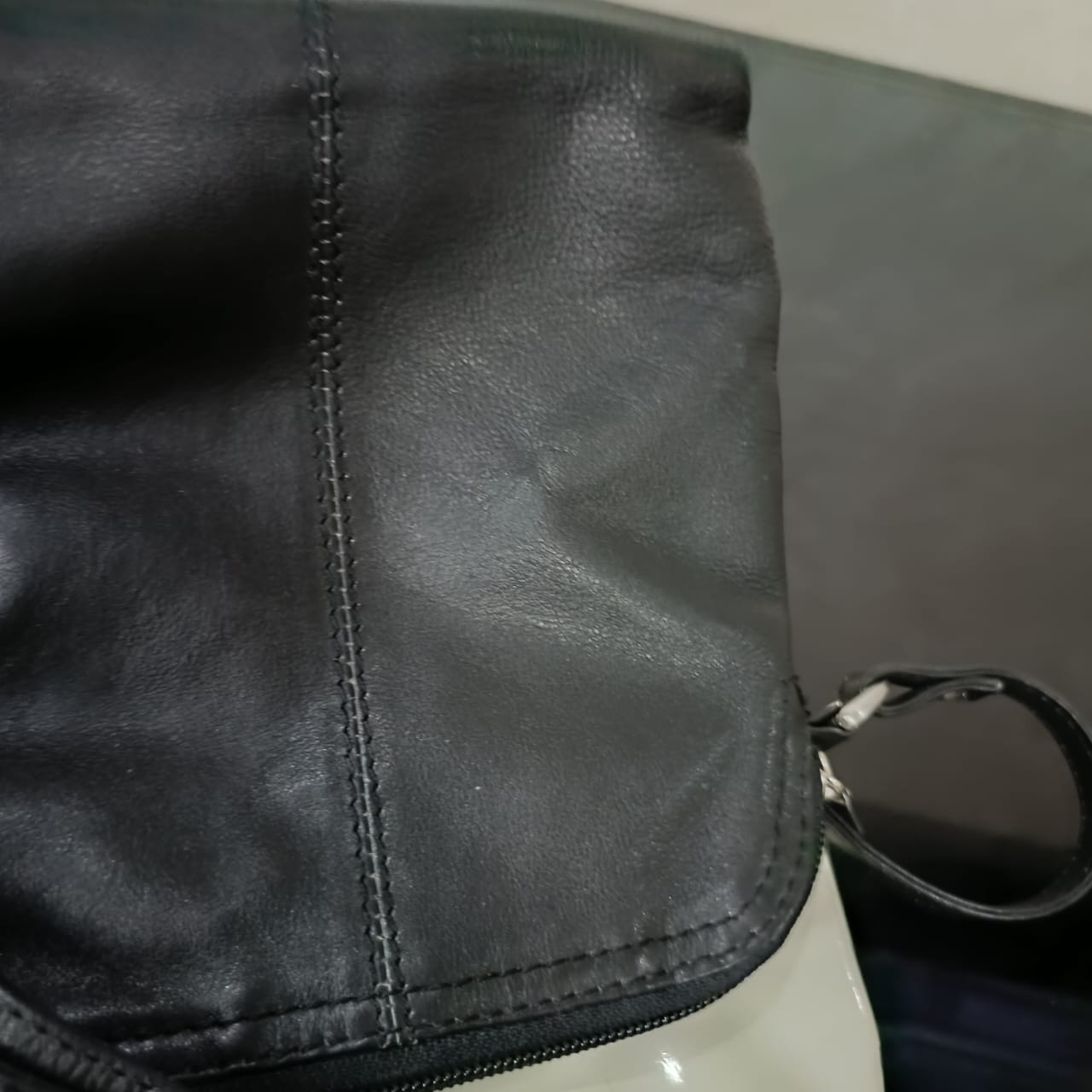 Sacoche en cuir vintage