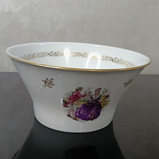 Ancien plat porcelaine art déco