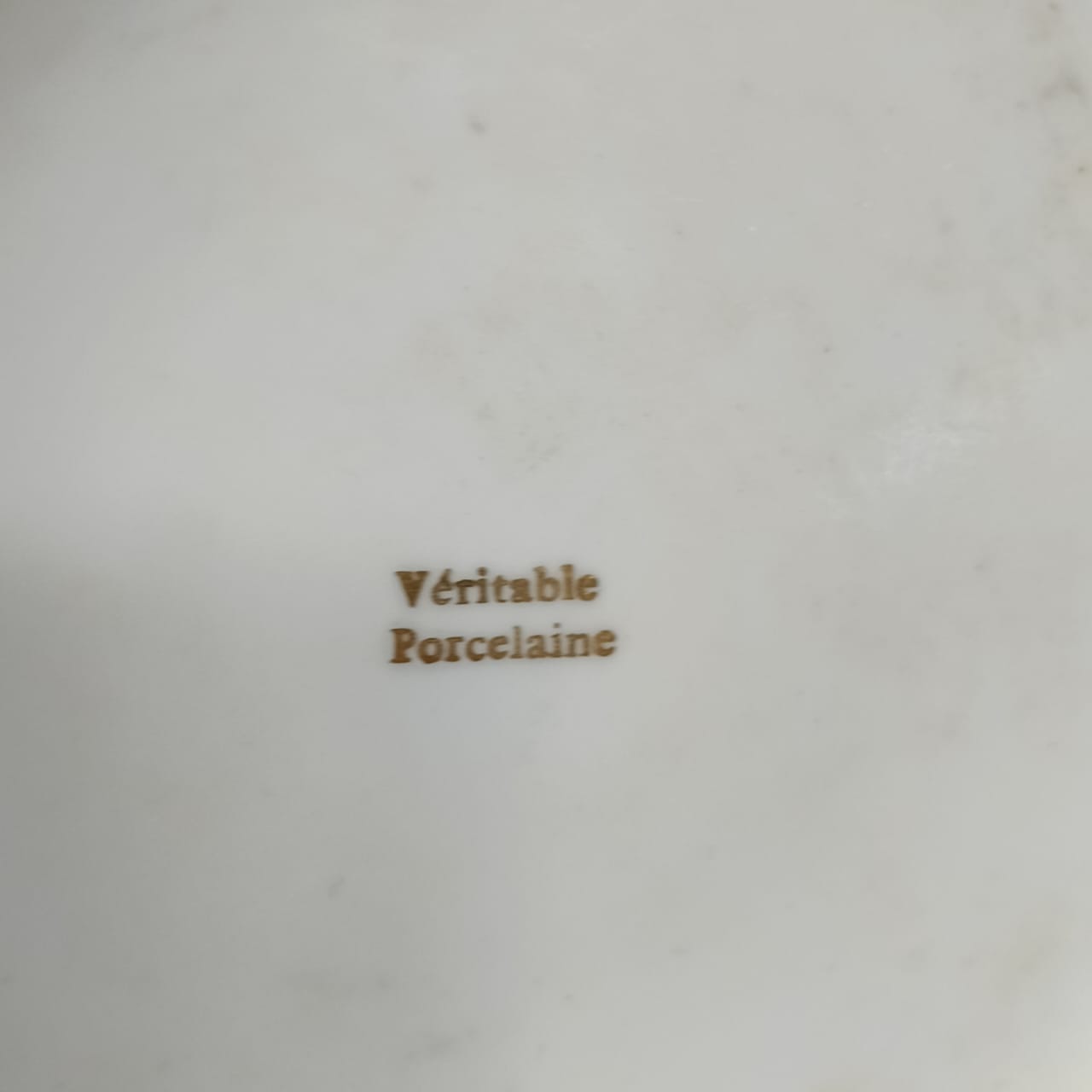 Ancien plat porcelaine art déco