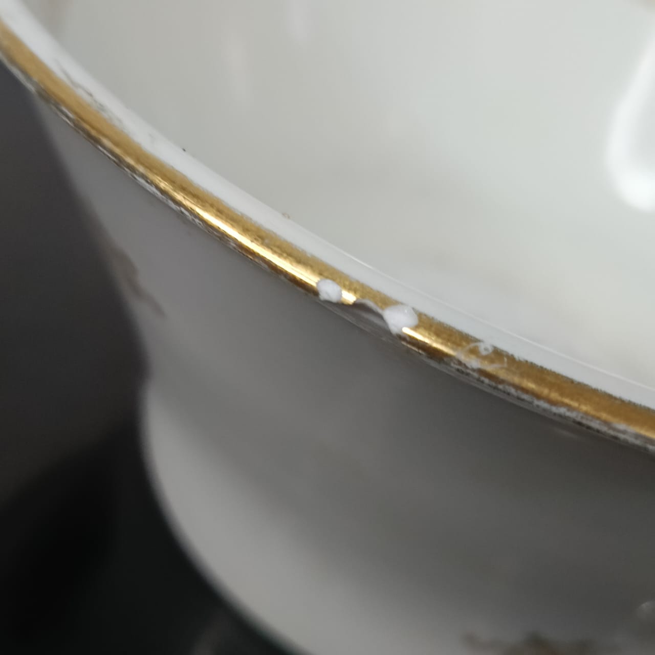 Ancien plat porcelaine art déco