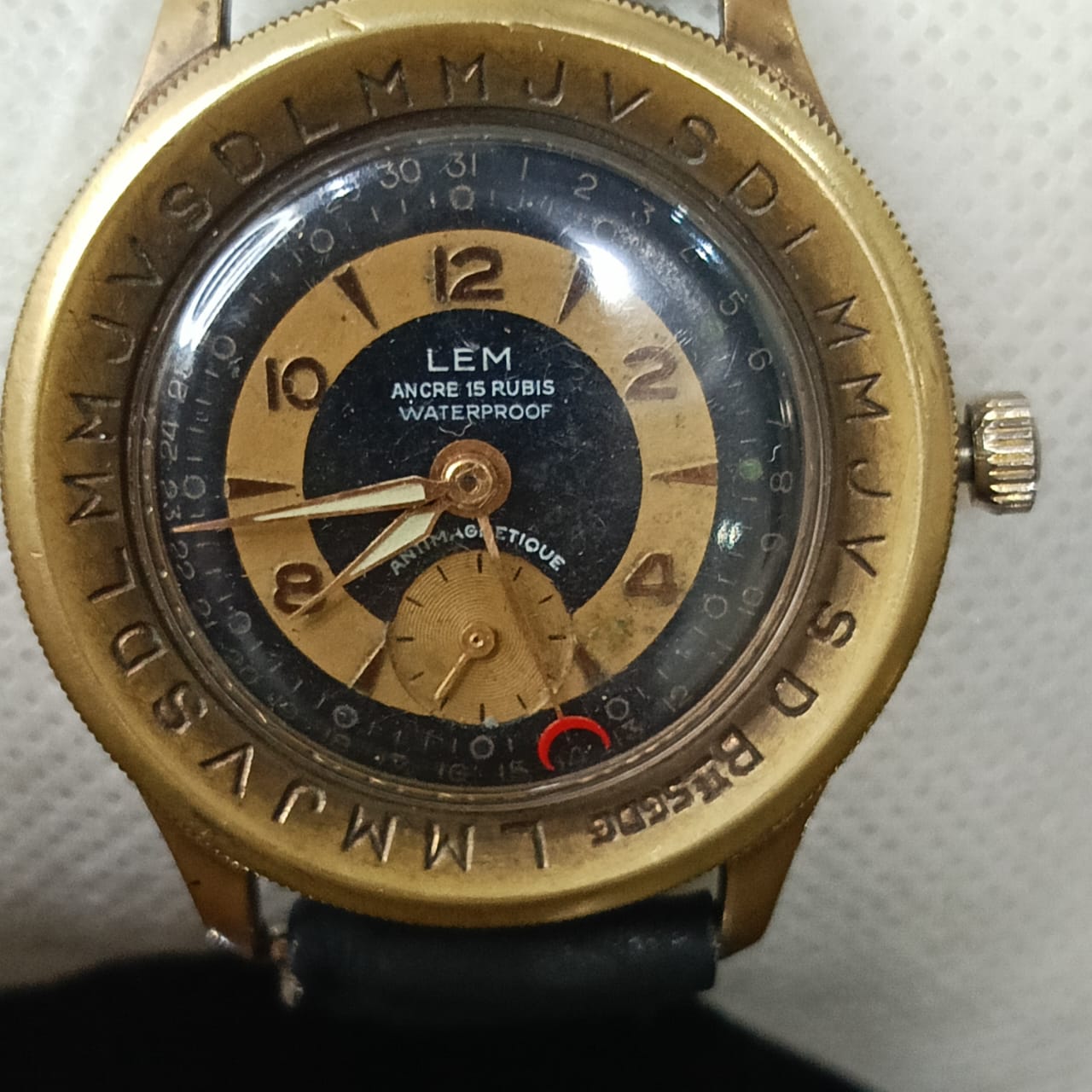 Montre lem ancre mécanique vintage rare