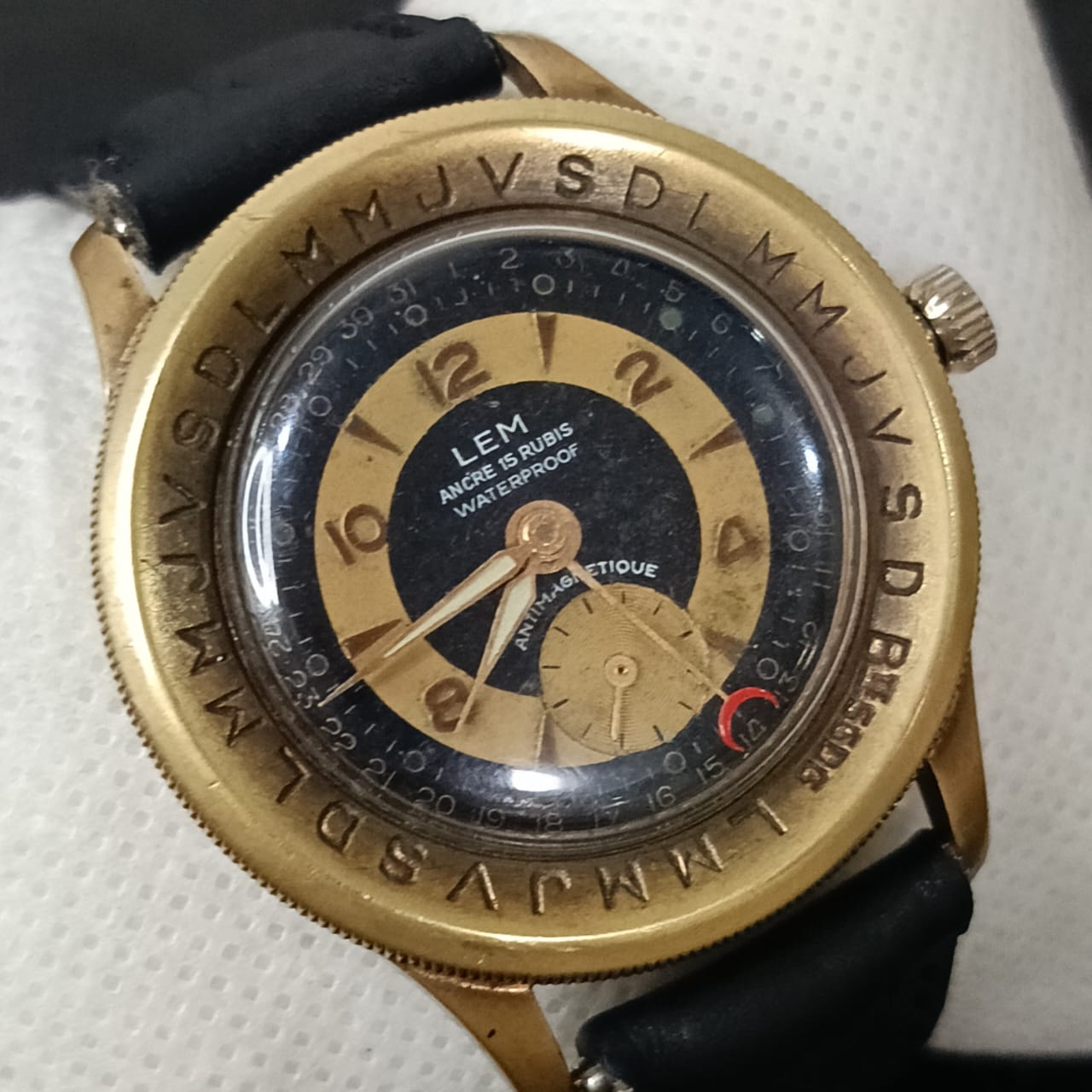 Montre lem ancre mécanique vintage rare