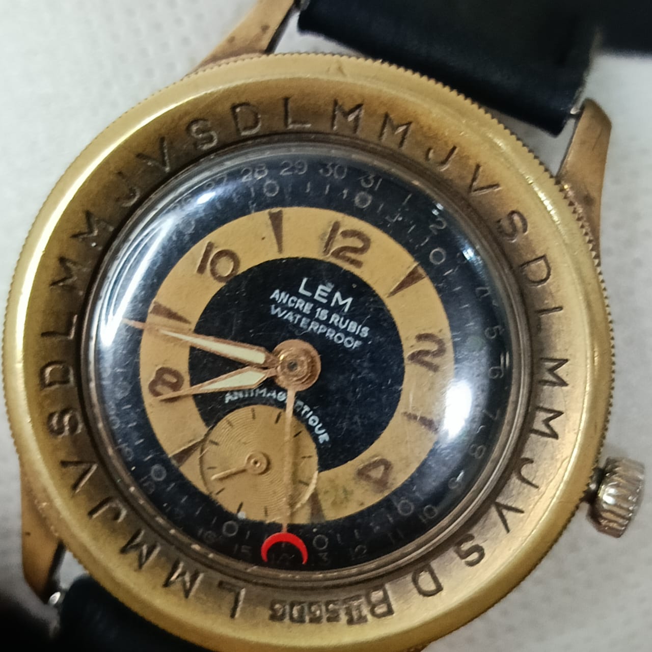 Montre lem ancre mécanique vintage rare