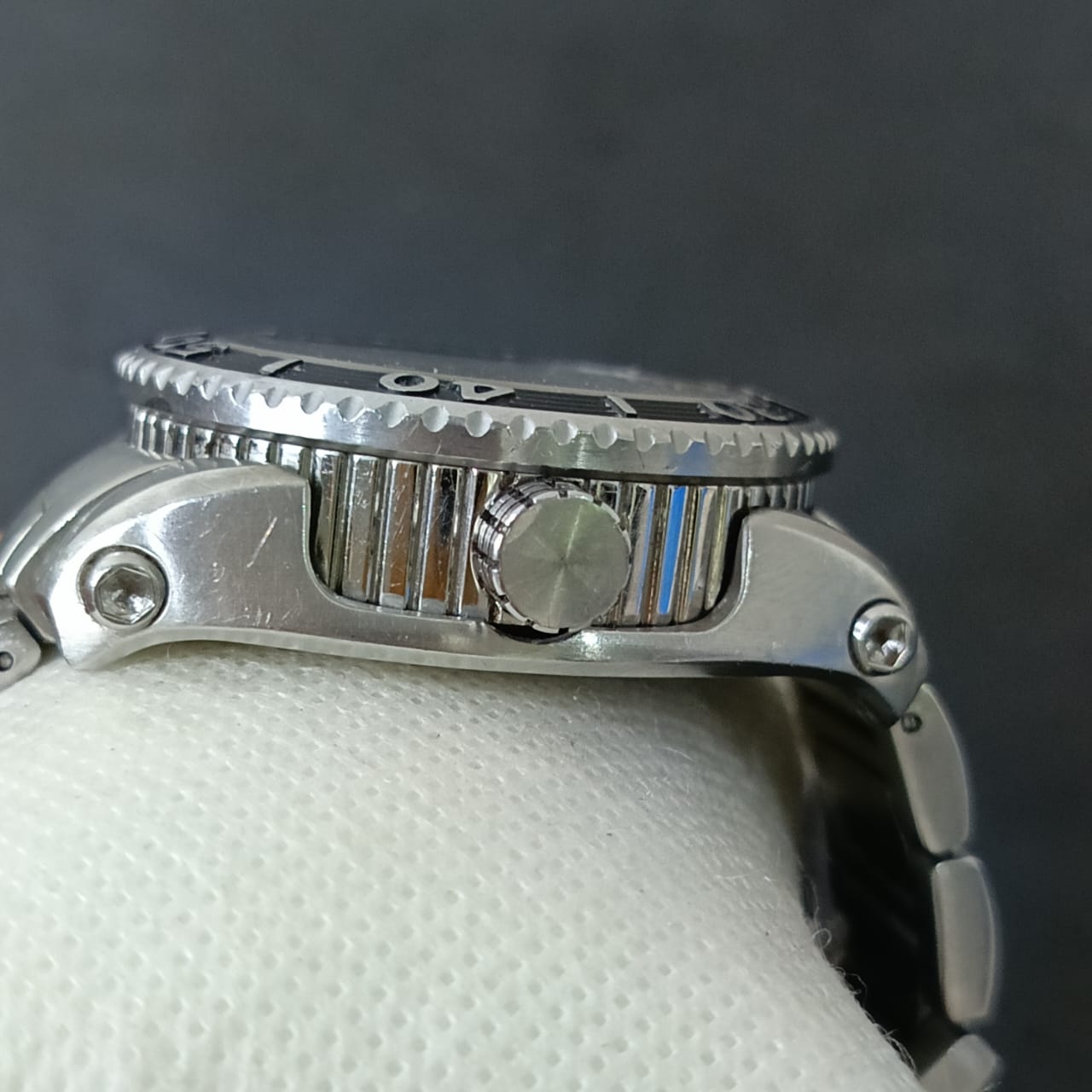 Montre orange original homme