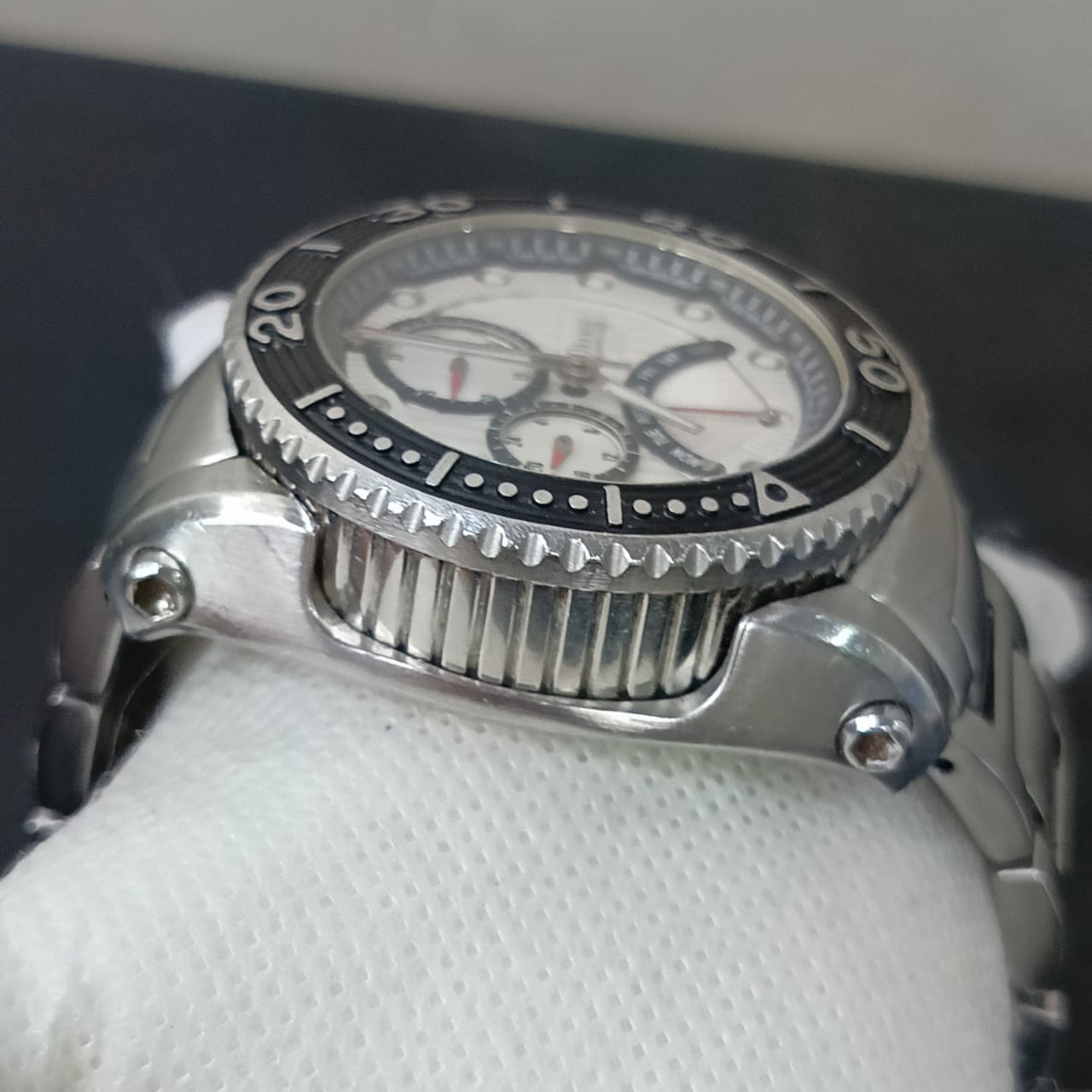 Montre orange original homme