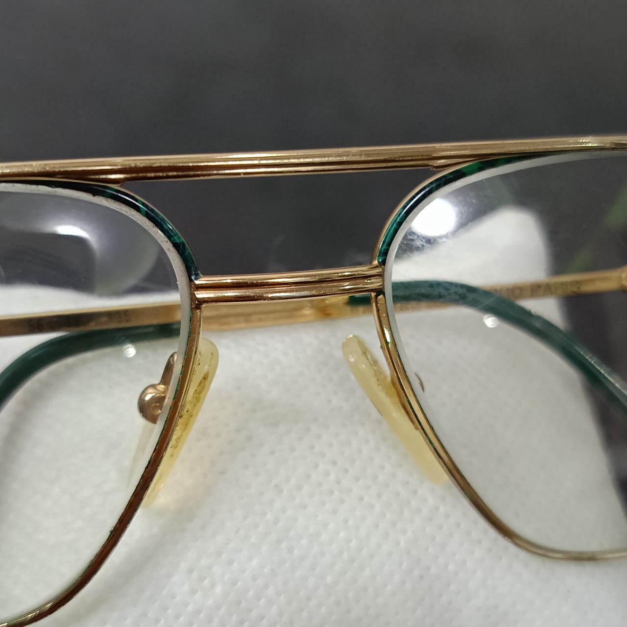Lunette ligo paris plaqué or vintage original
