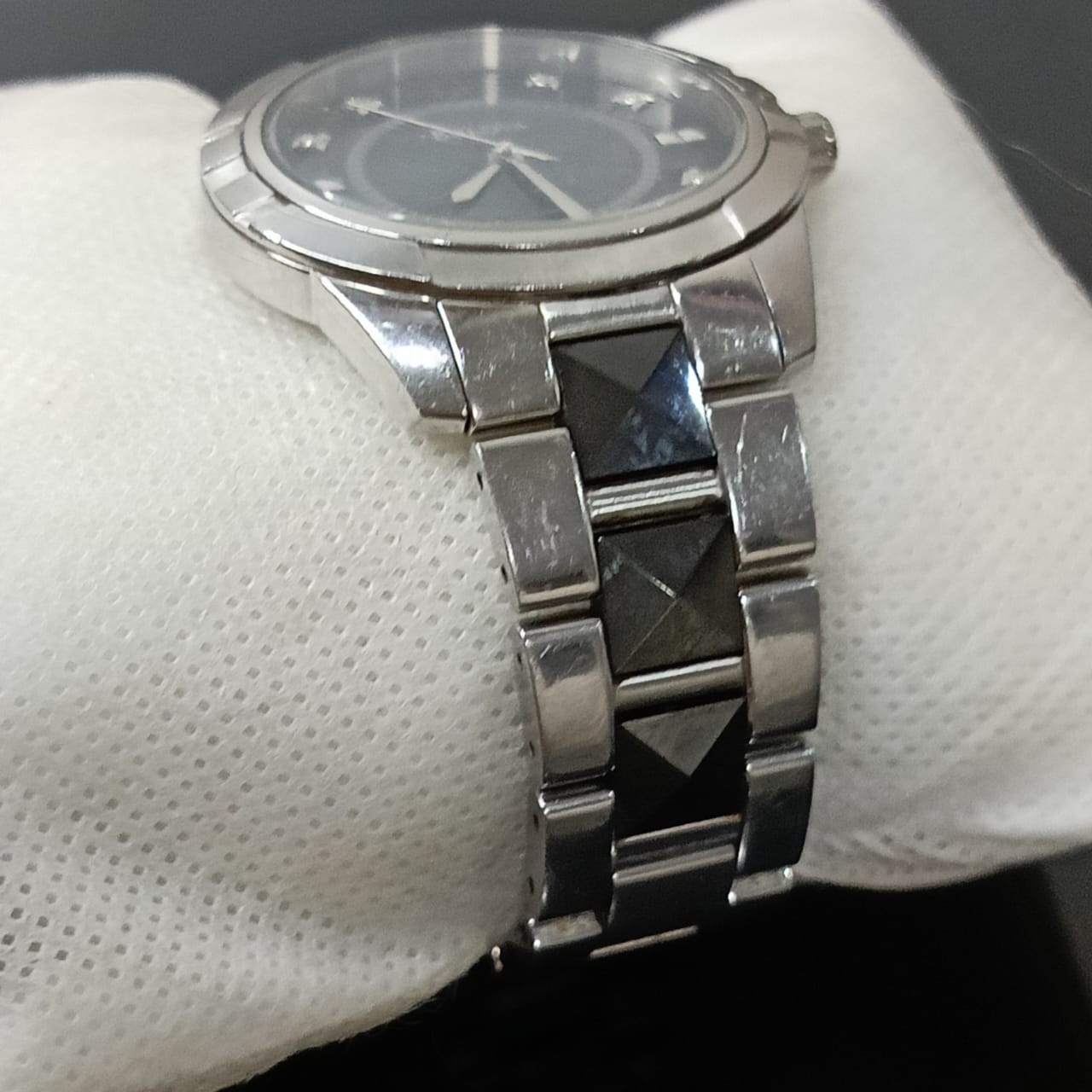 Montre bulova céramique avec diamant femme original