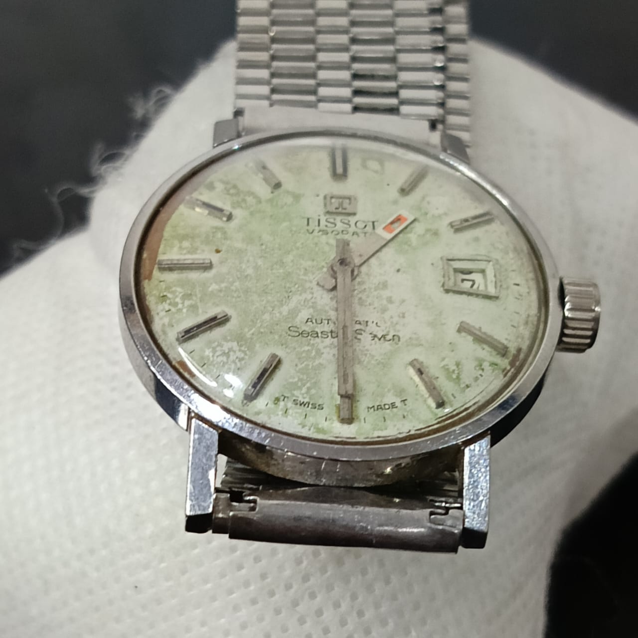 Montre Tissot mécanique vintage originalعاطلة