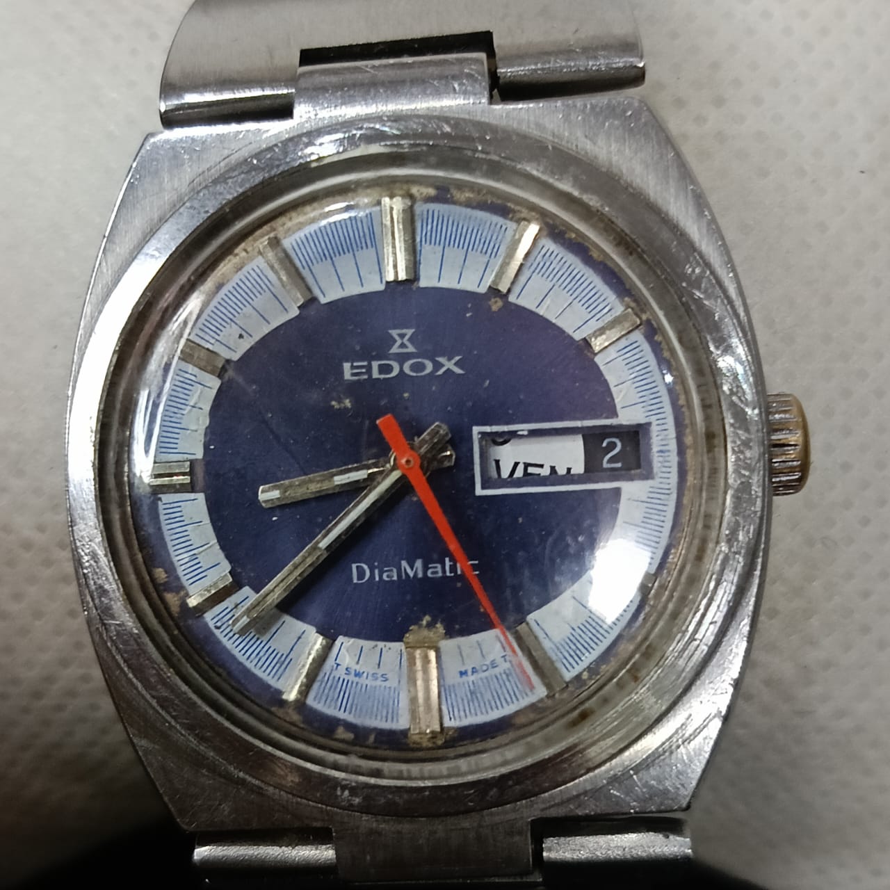 Montre edox automatique original