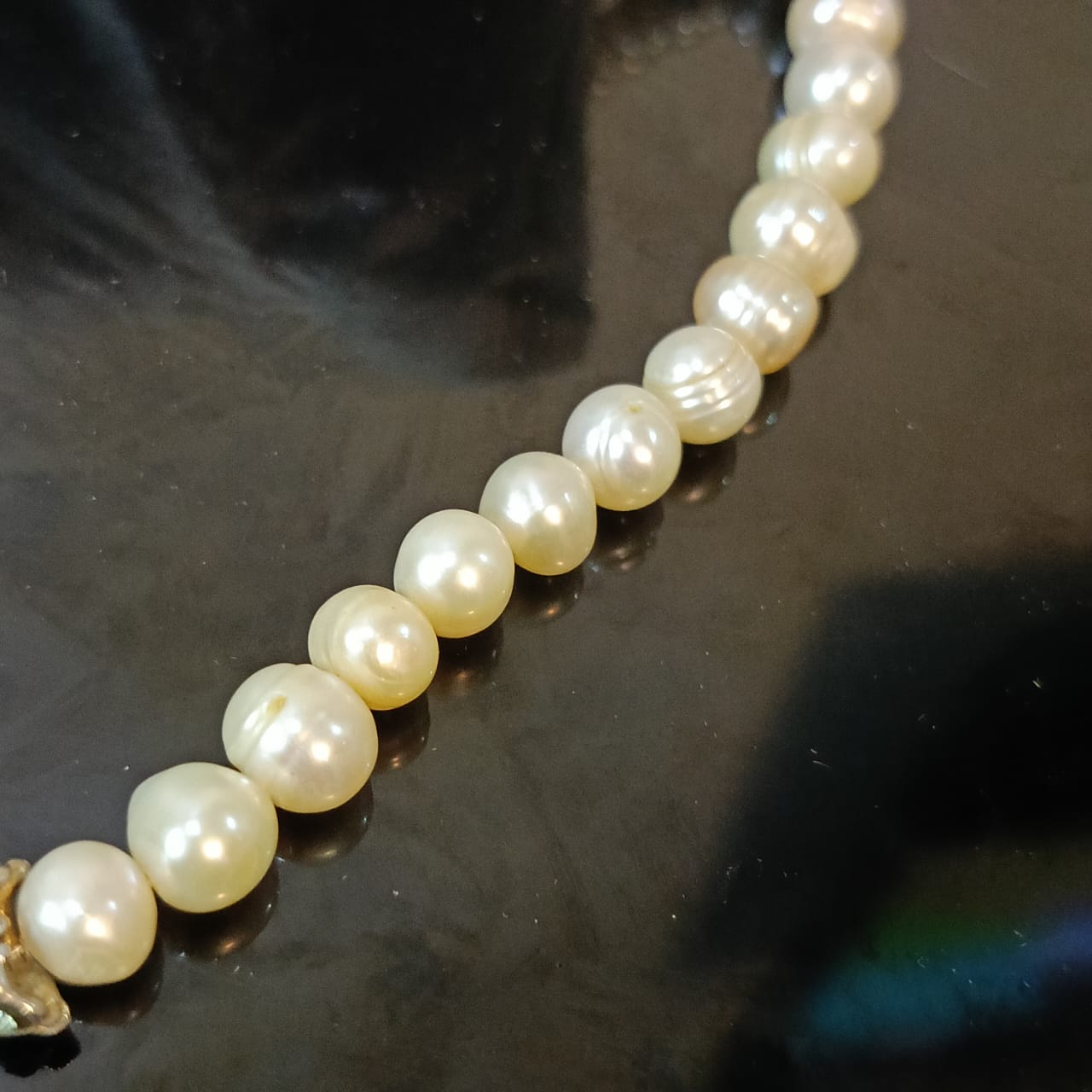 عقد لؤلؤ طبيعي صغير