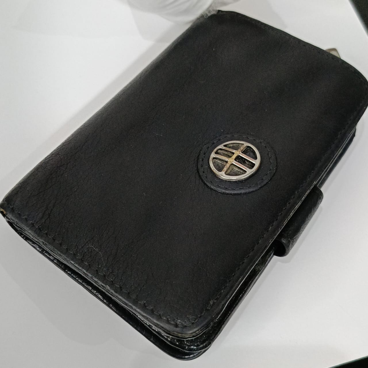 Portefeuille Boss original en cuir vintage