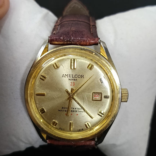 Montre amulcor mécanique vintage original