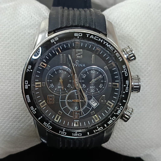 Montre rovina Suisse chronographe original