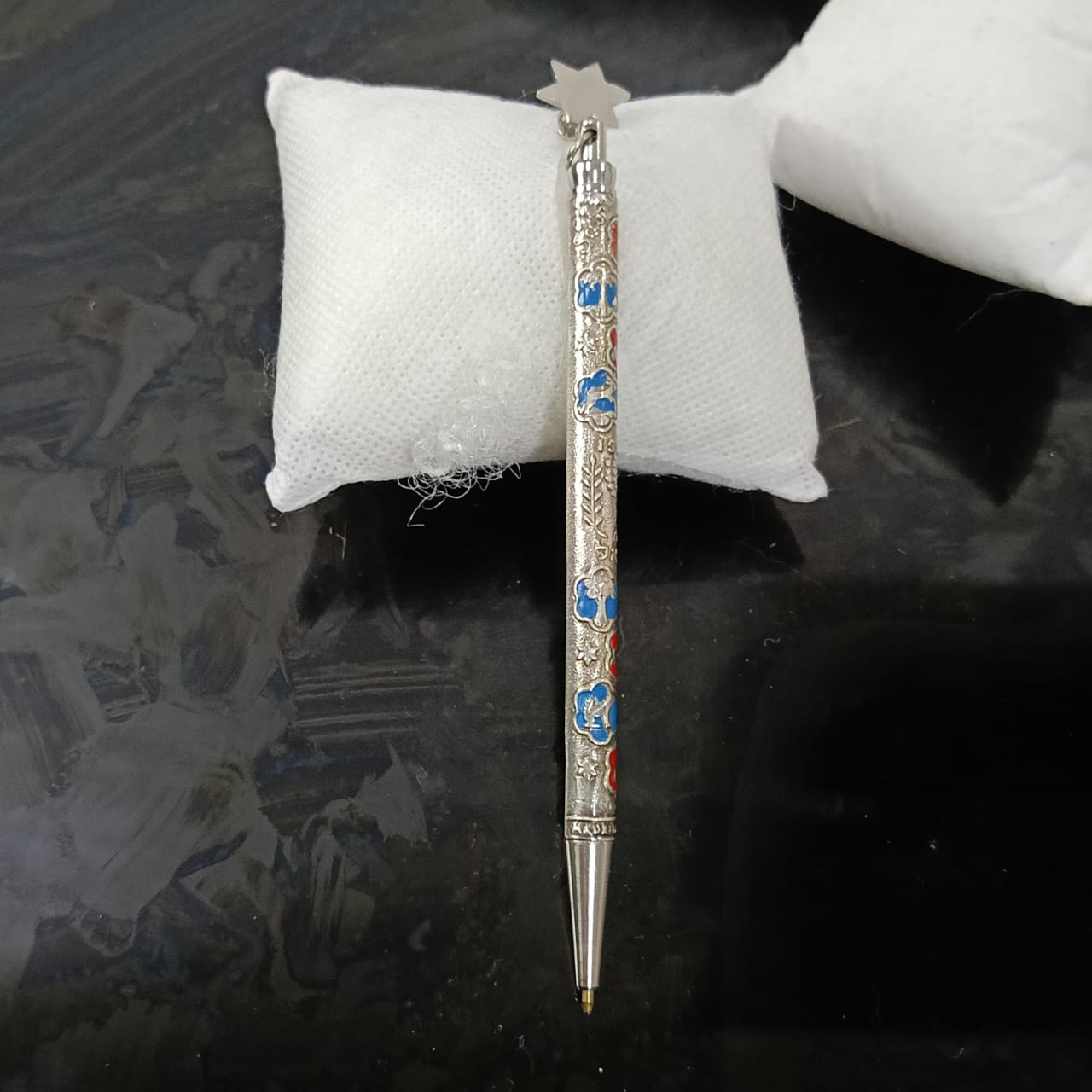 Ancien stylo argent original rare vintage