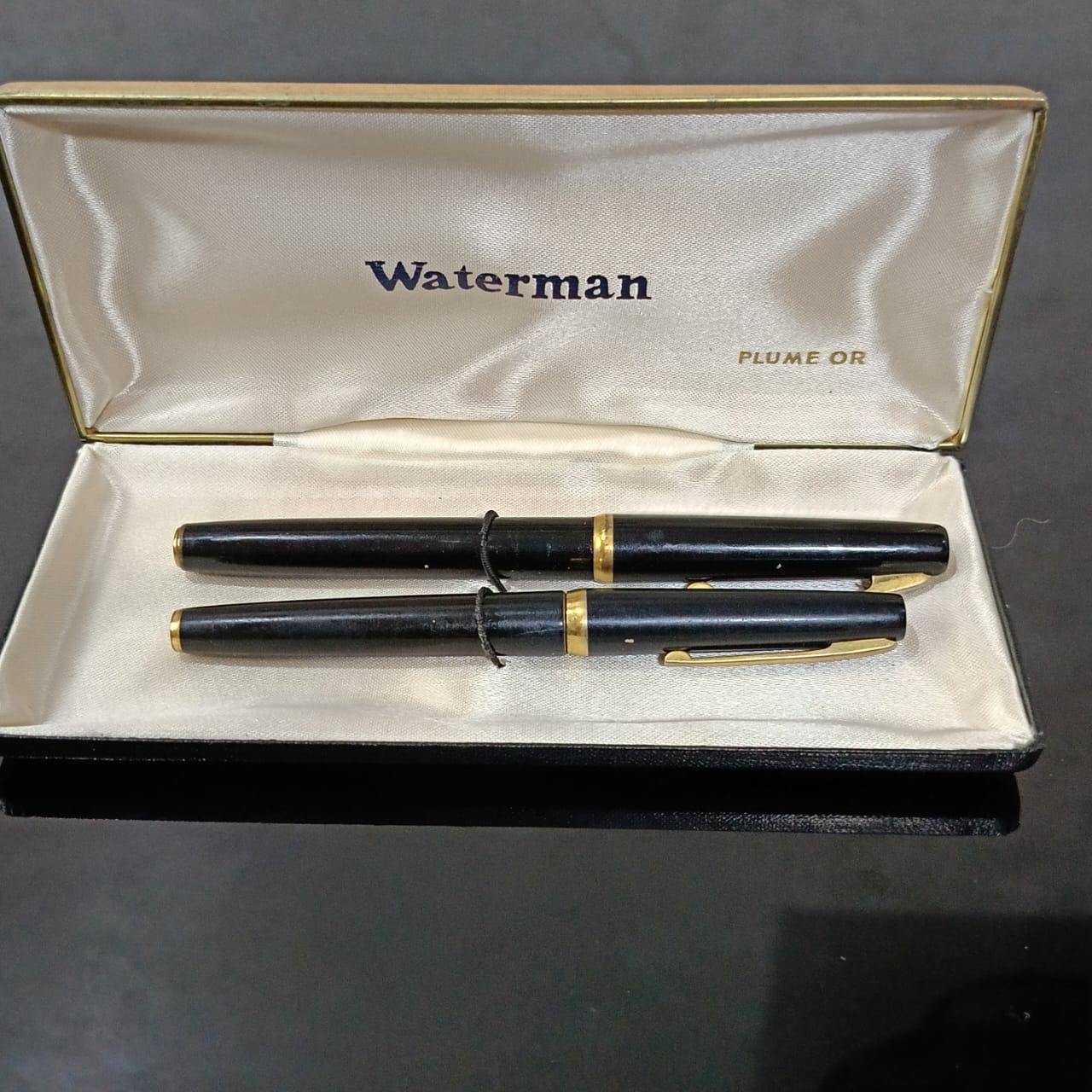 02 stylo plume Waterman paris 18k or vintage original