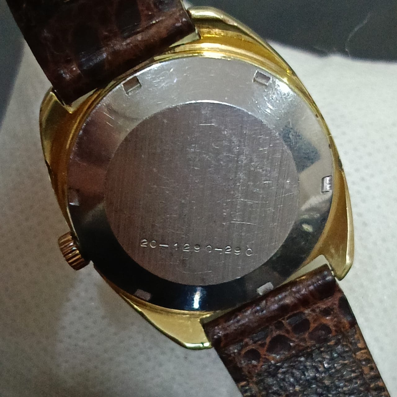 Montre Zenith automatique original plaqué or vintage