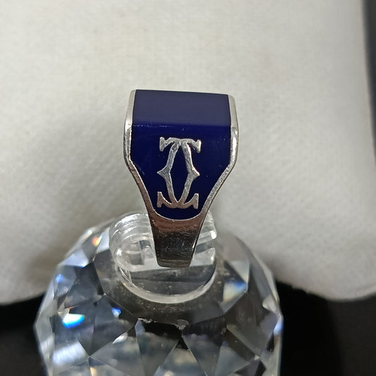Bague Cartier argent original rare