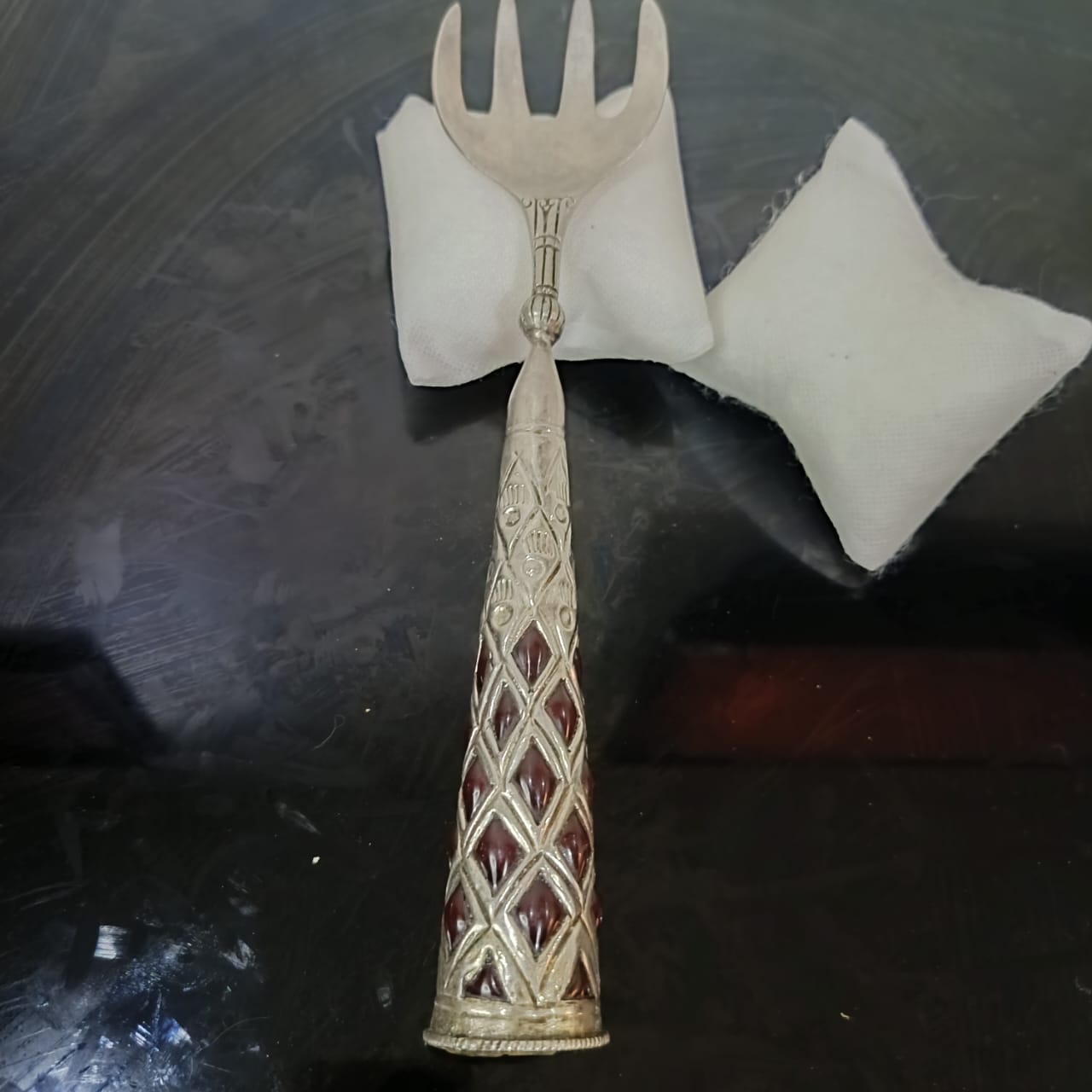 Pièce argenté antique vintage