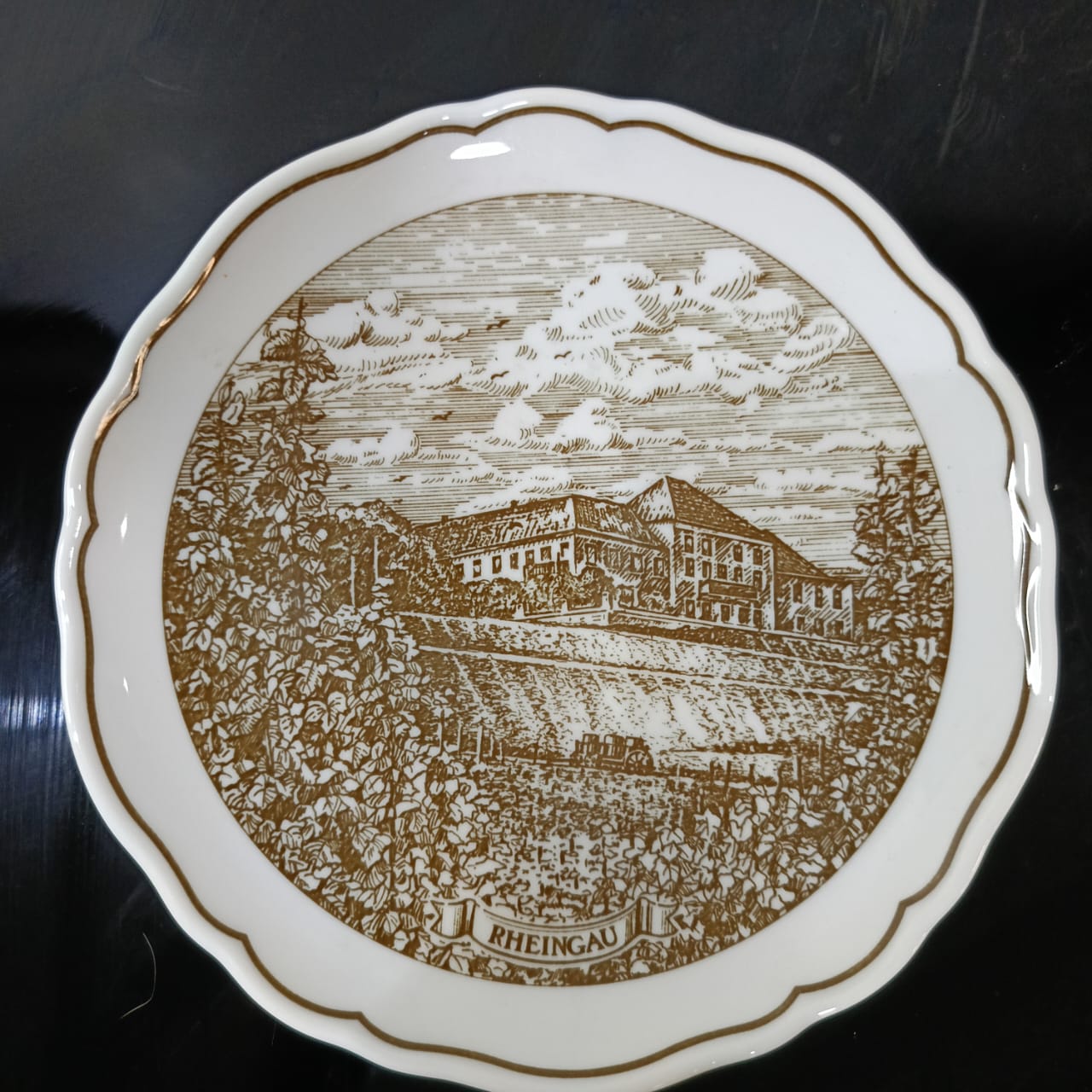Ancien plat Art déco original vintage