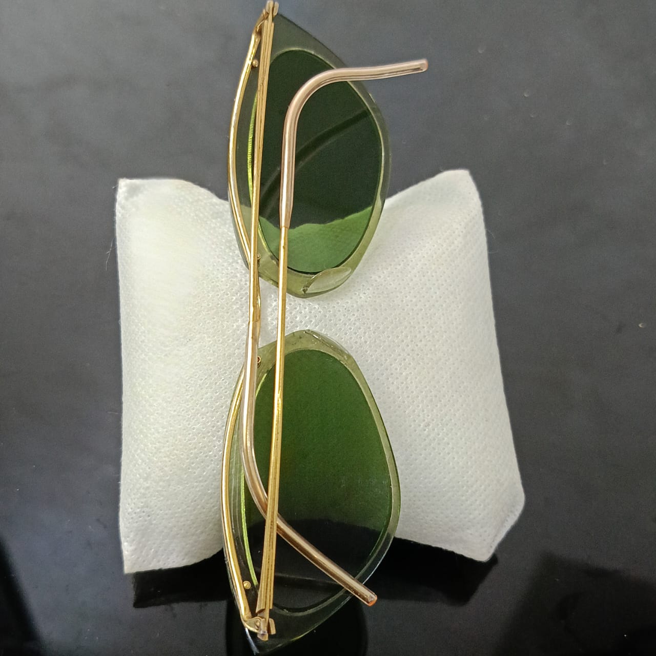 Lunette femme rare vintage or