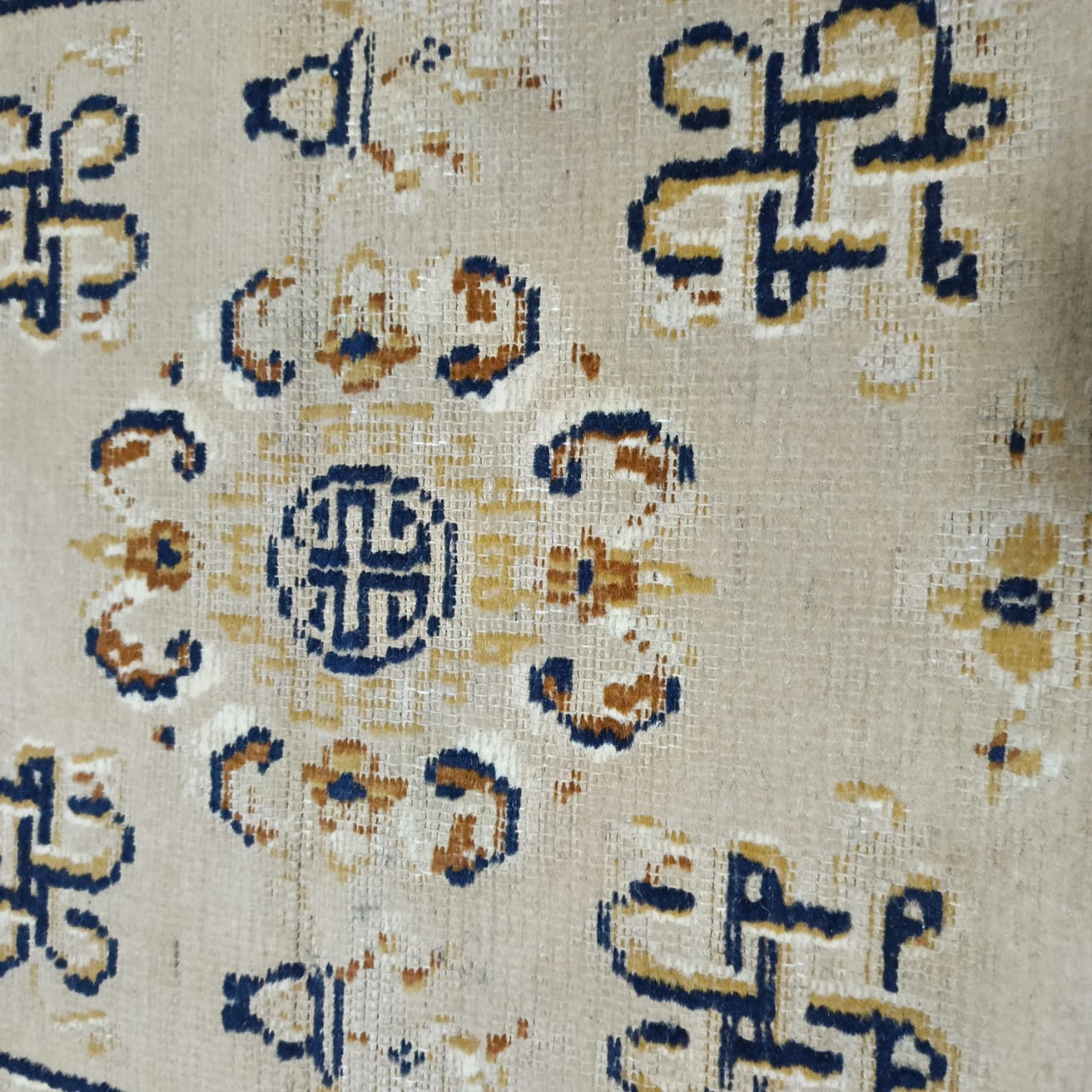 Ancien tapis vintage original