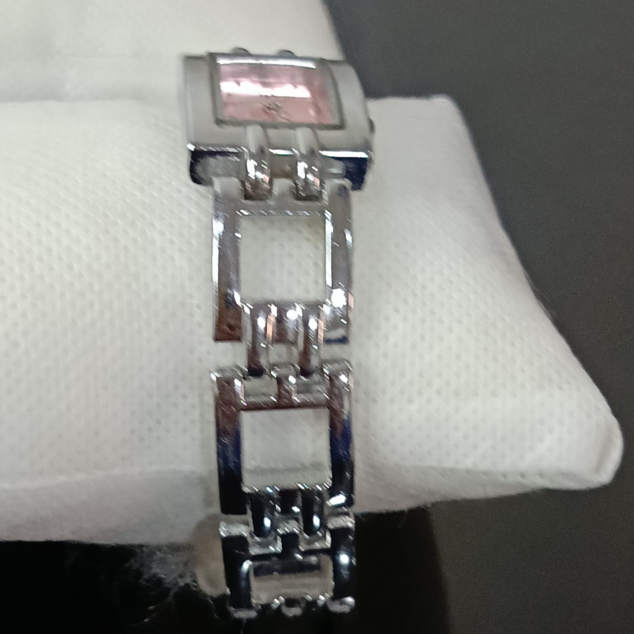 Montre BK femme original Quartz plaqué or blanc