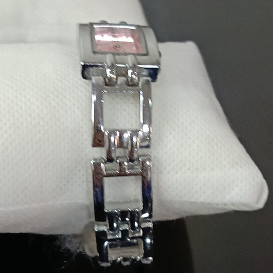 Montre BK femme original Quartz plaqué or blanc
