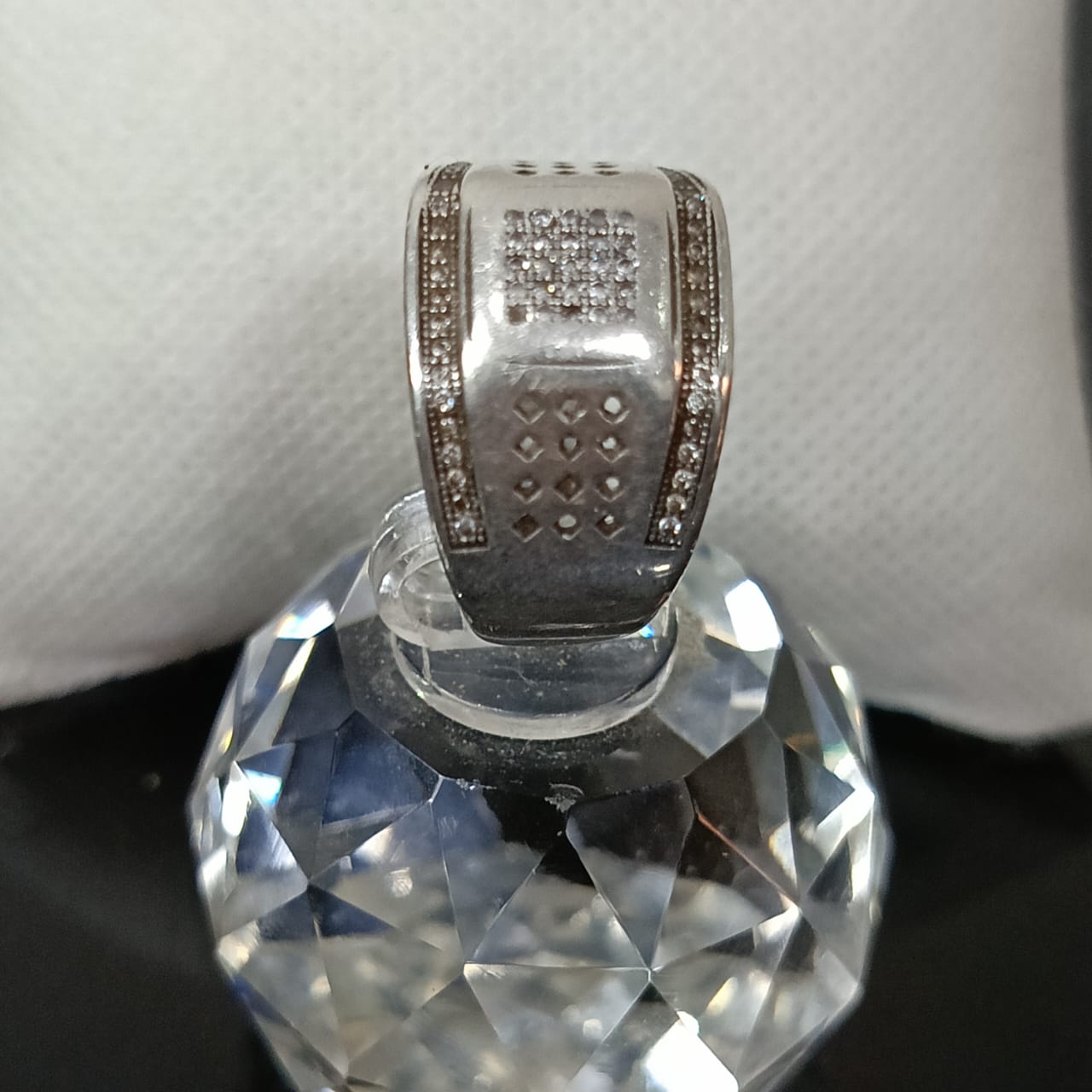 خاتم فضة نسائي