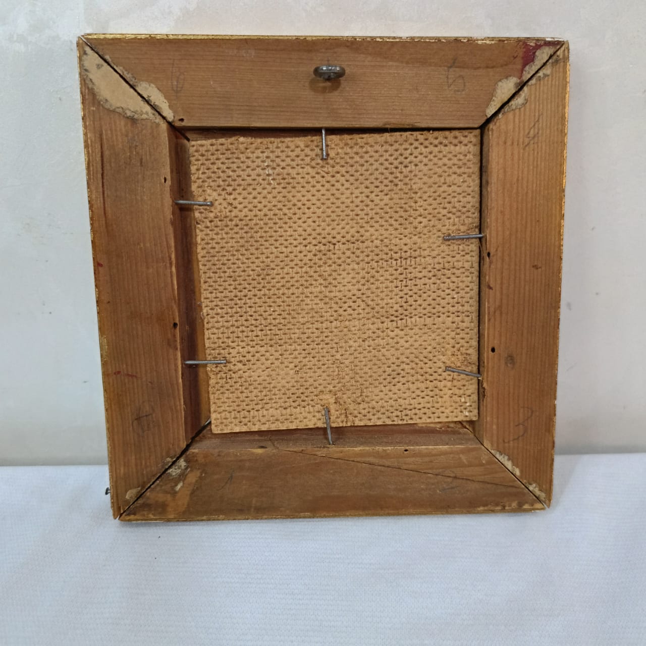 Ancien tableau vintage original huile sur panneau