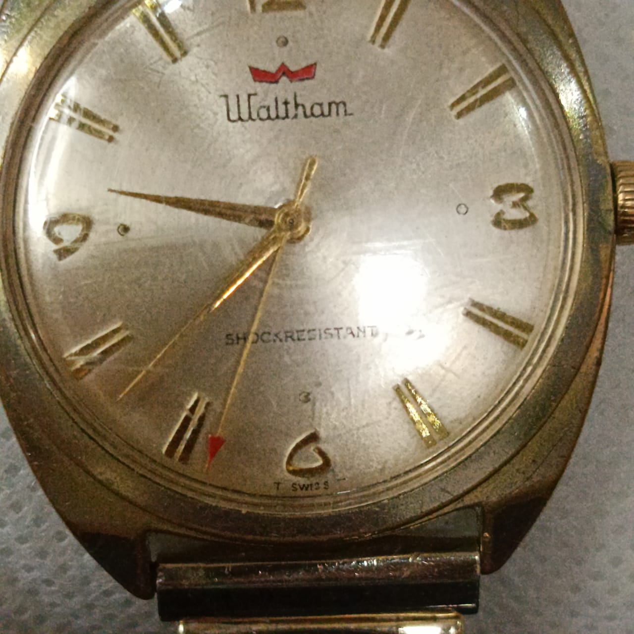 Montre walthman mécanique vintage original plaqué or