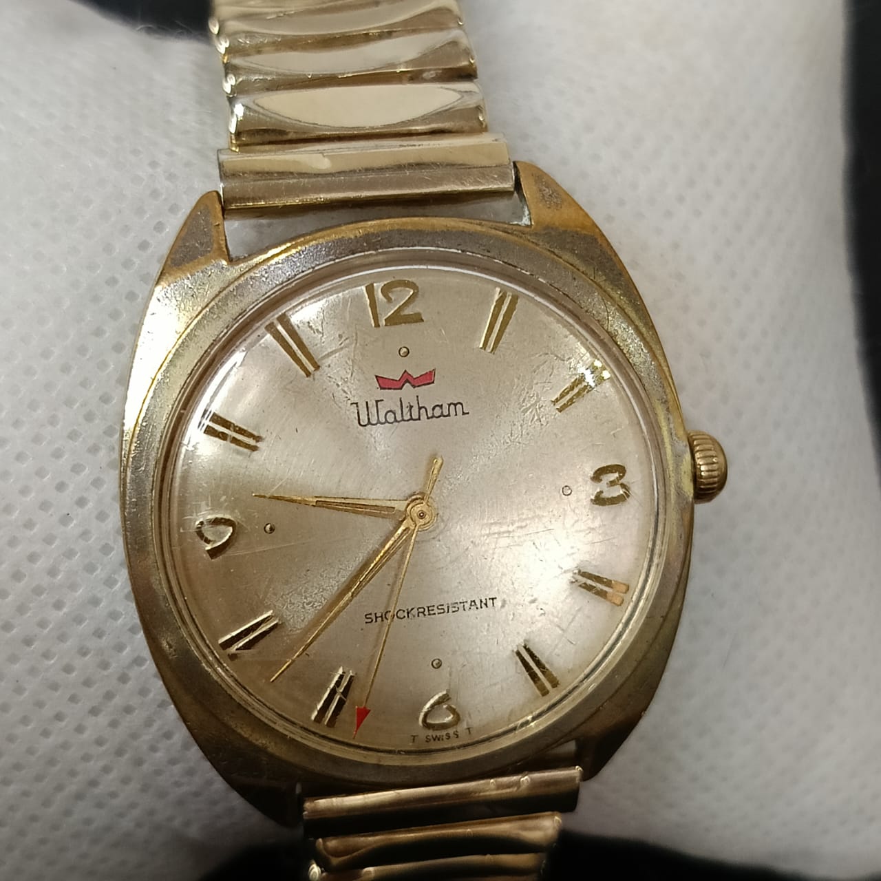 Montre walthman mécanique vintage original plaqué or
