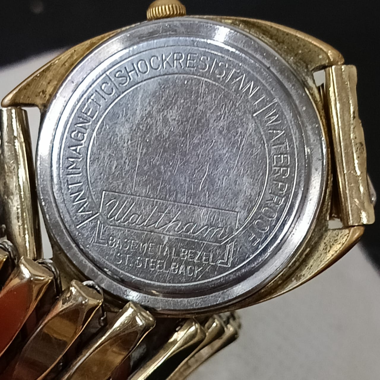 Montre walthman mécanique vintage original plaqué or