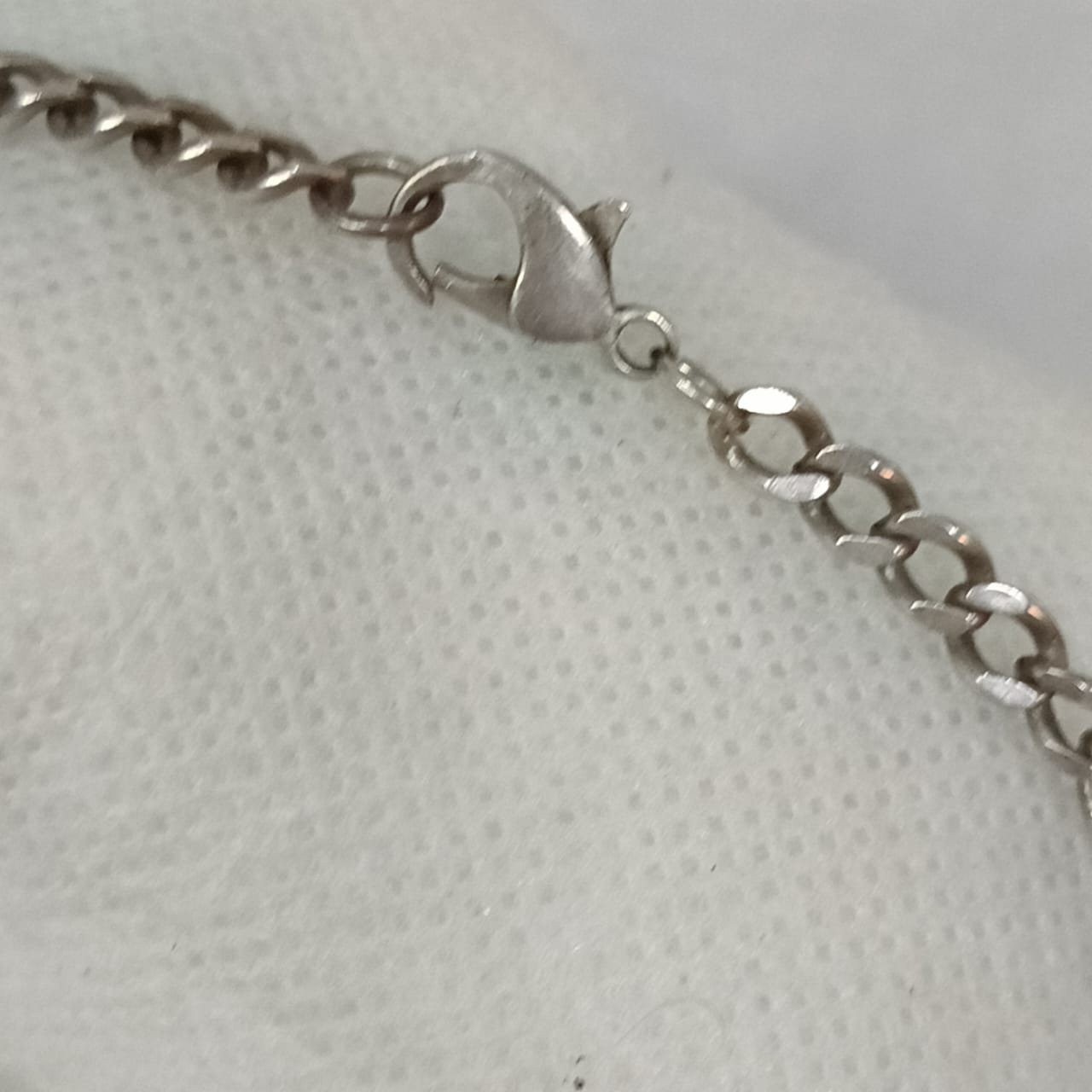 سلسلة فضة 925 بحجر فيروز طبيعي