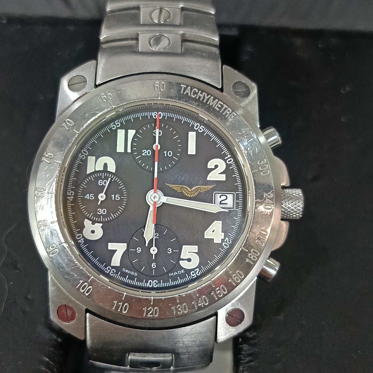 Montre north eagle pilot automatique choronographe original 
40mm