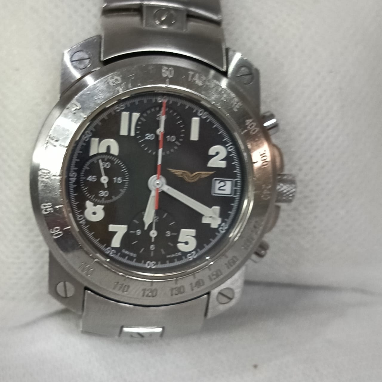 Montre north eagle pilot automatique choronographe original 
40mm