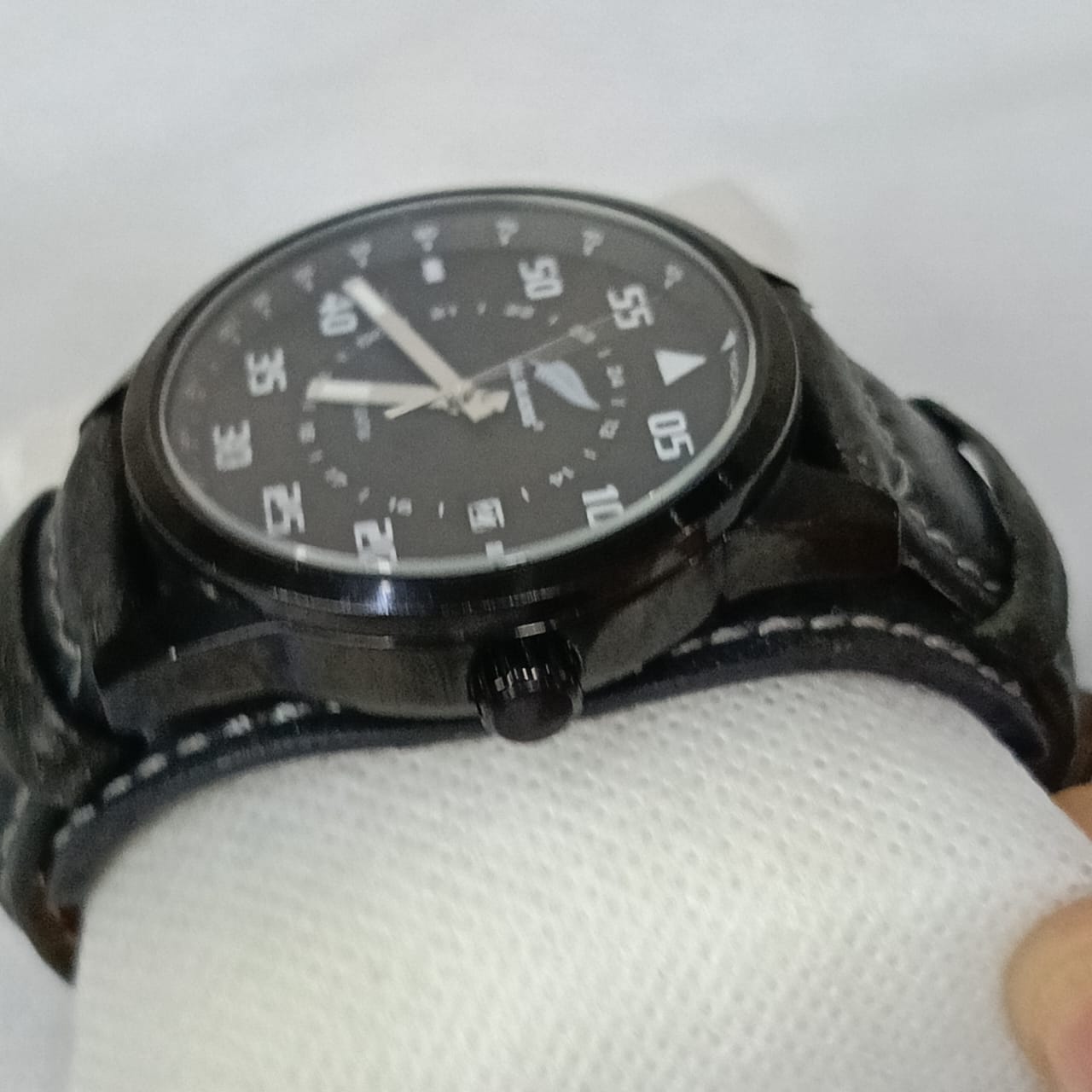 Montre all placks placks en cuir vintage original Quartz