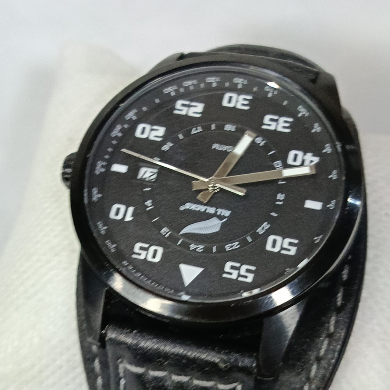 Montre all placks placks en cuir vintage original Quartz