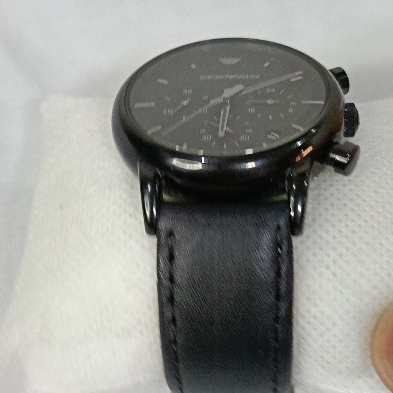 Montre emporio Armani homme plack plack chronographe Quartz