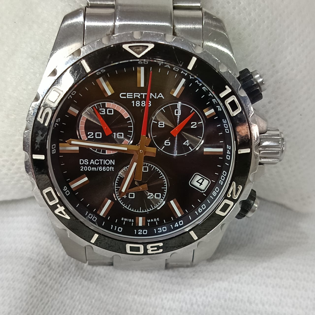 Montre certina DS action original Quartz cronographe