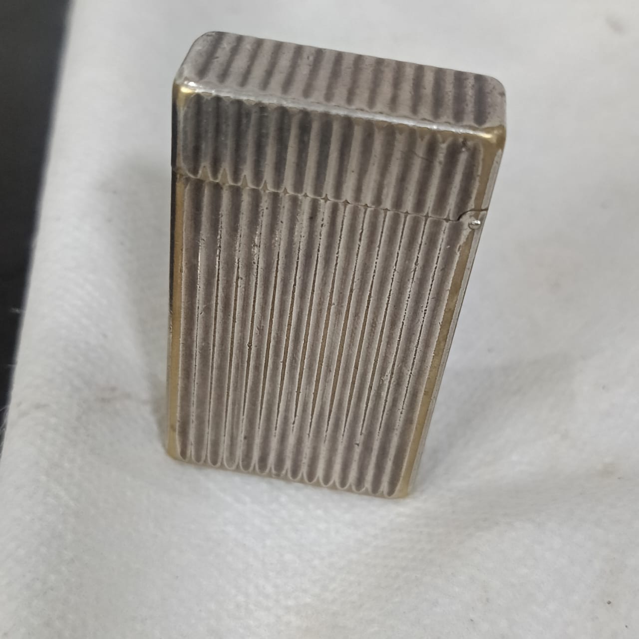 Briquet Dupont argenté antique