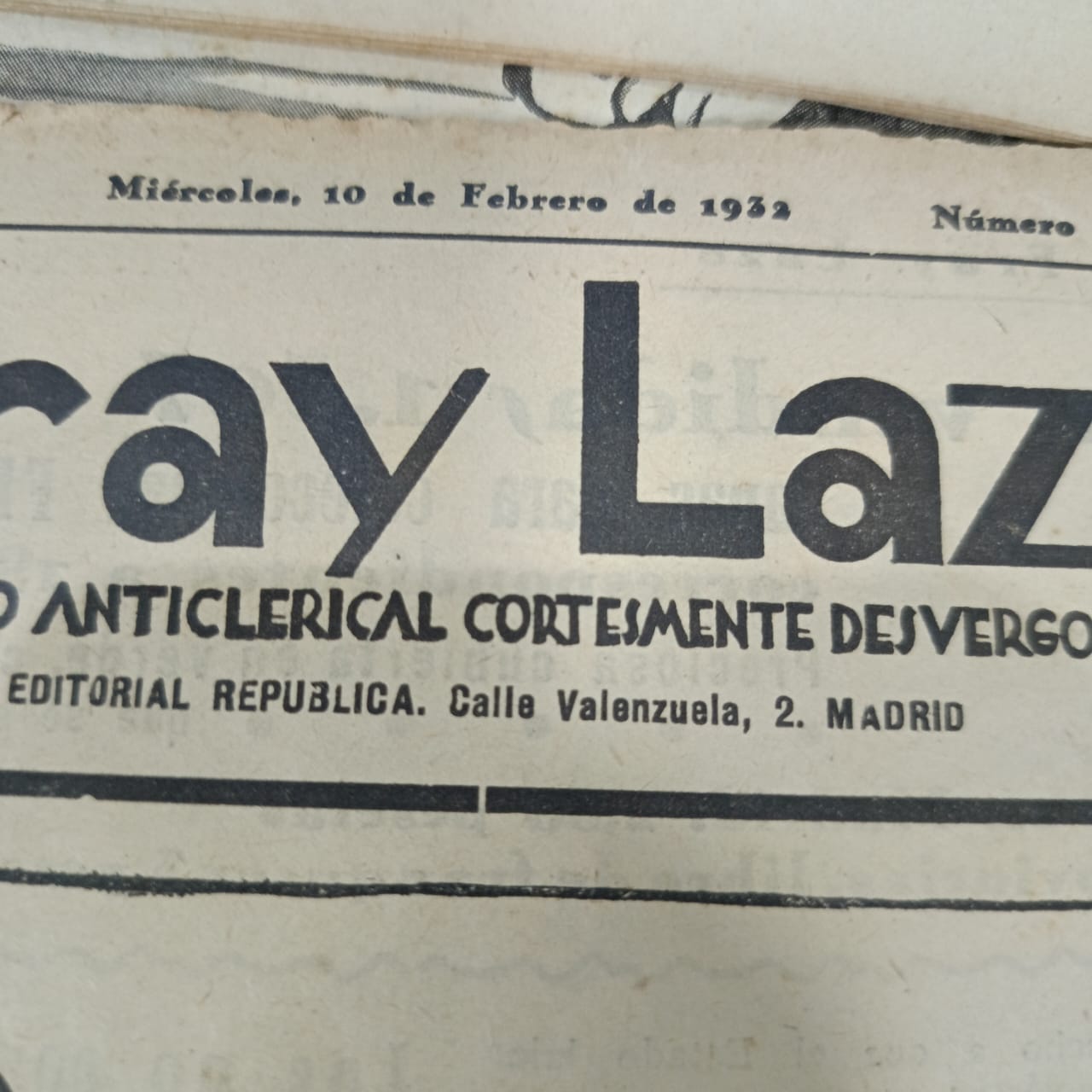 09 magazine fray lazo 1931/1932 vintage original