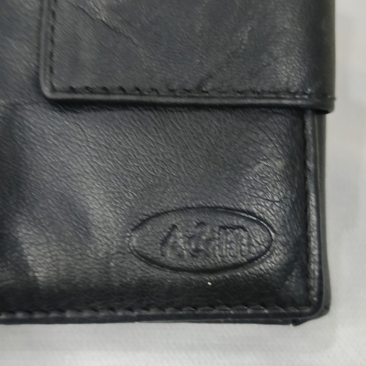 Portefeuille A&amp;B en cuir vintage original
