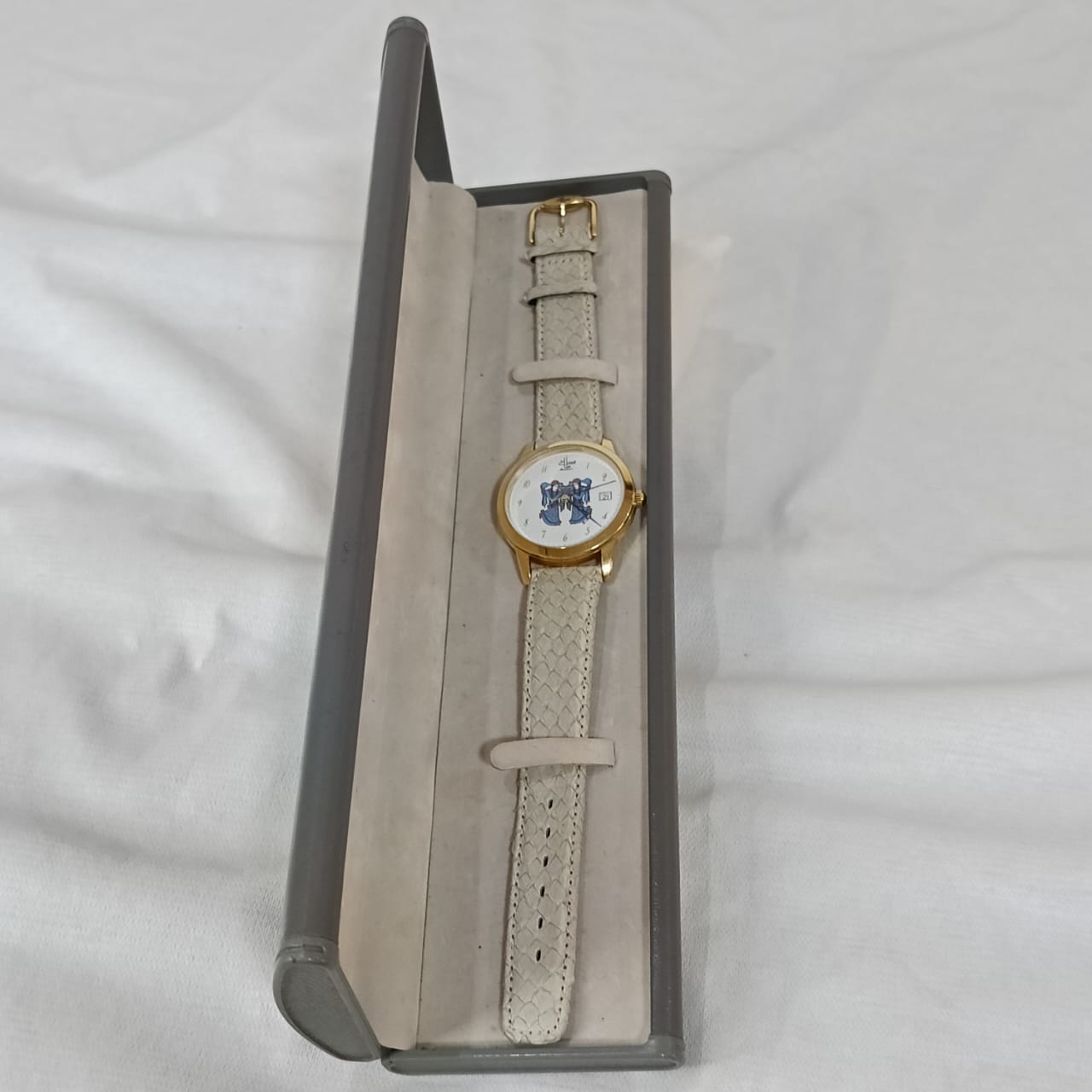 Montre muslima مسلمة automatique suisse original en plaqué or 10mm
