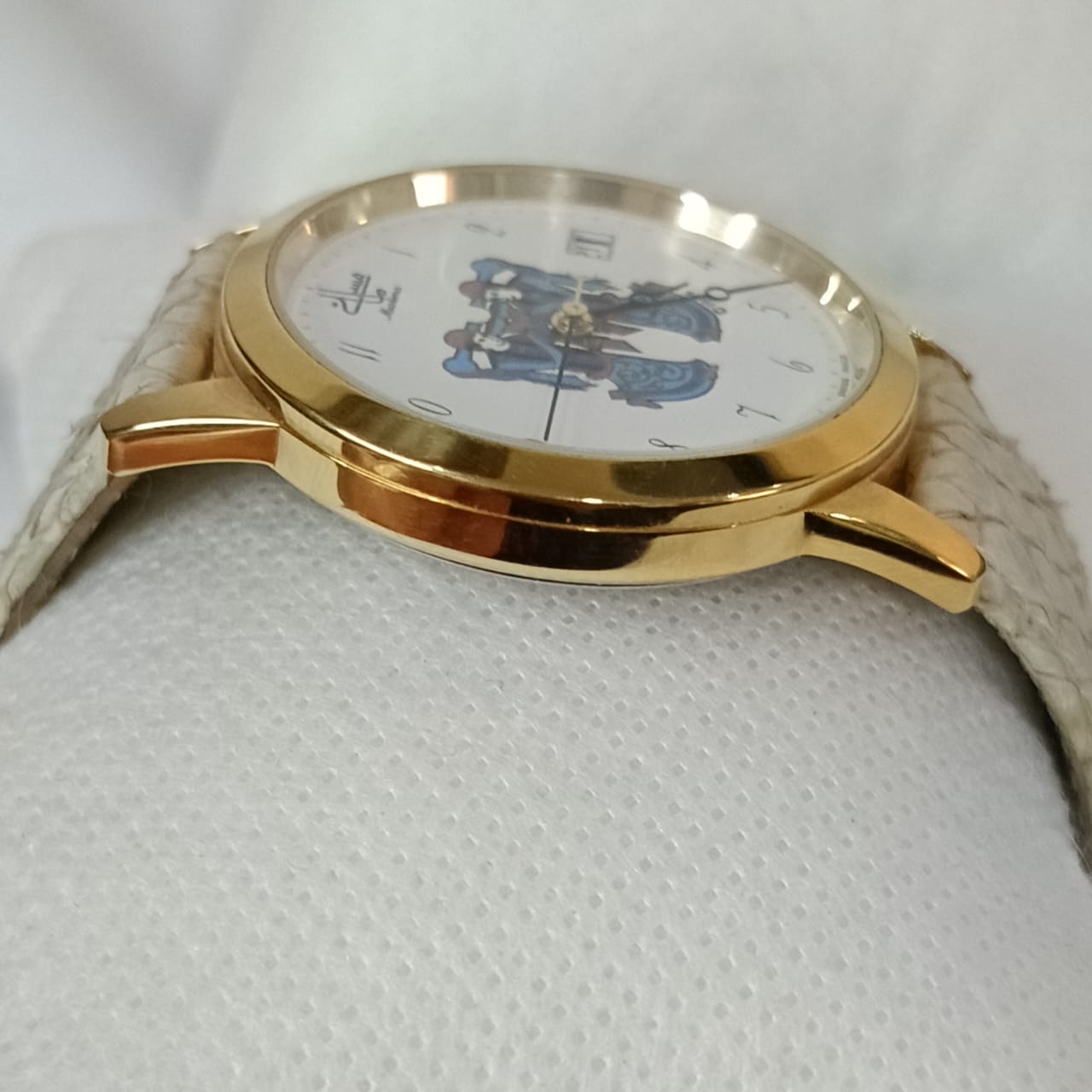 Montre muslima مسلمة automatique suisse original en plaqué or 10mm
