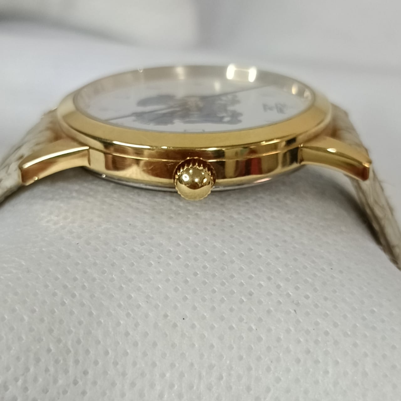 Montre muslima مسلمة automatique suisse original en plaqué or 10mm