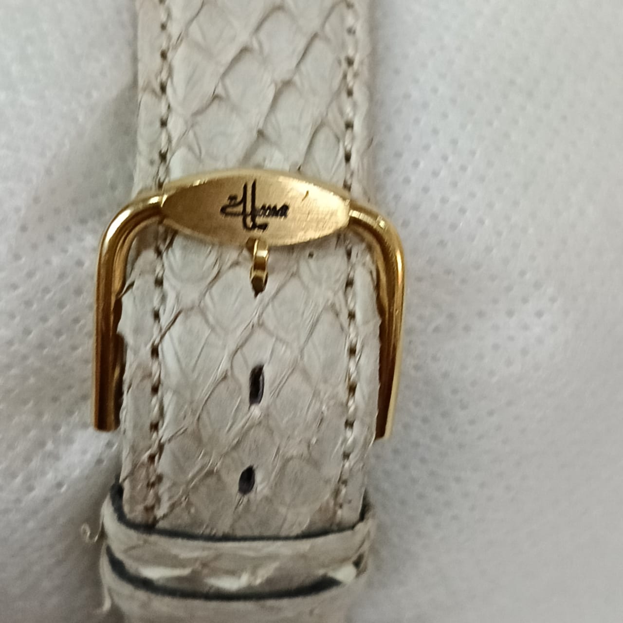 Montre muslima مسلمة automatique suisse original en plaqué or 10mm