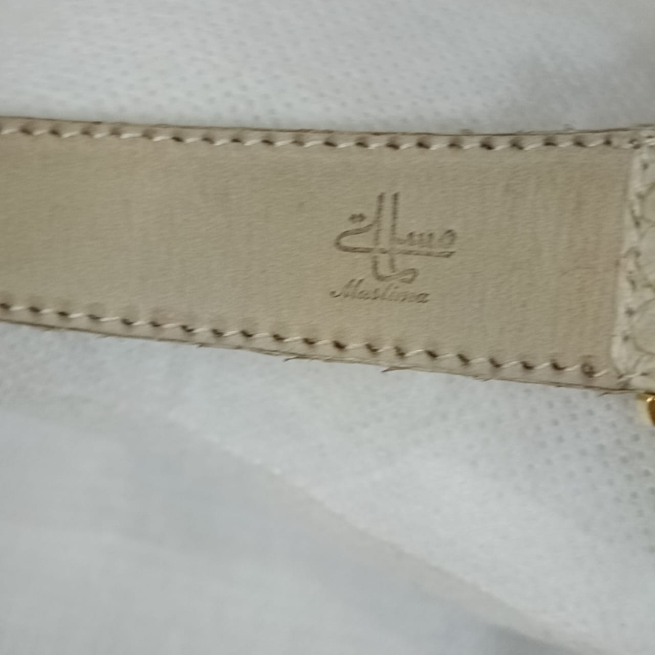 Montre muslima مسلمة automatique suisse original en plaqué or 10mm