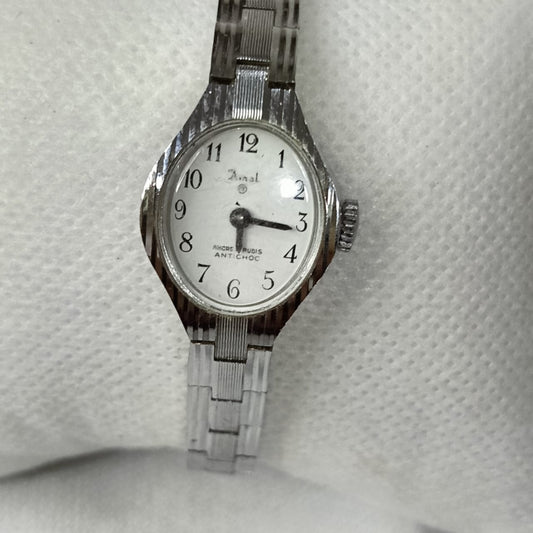 Montre Amal mécanique femme en plaqué or