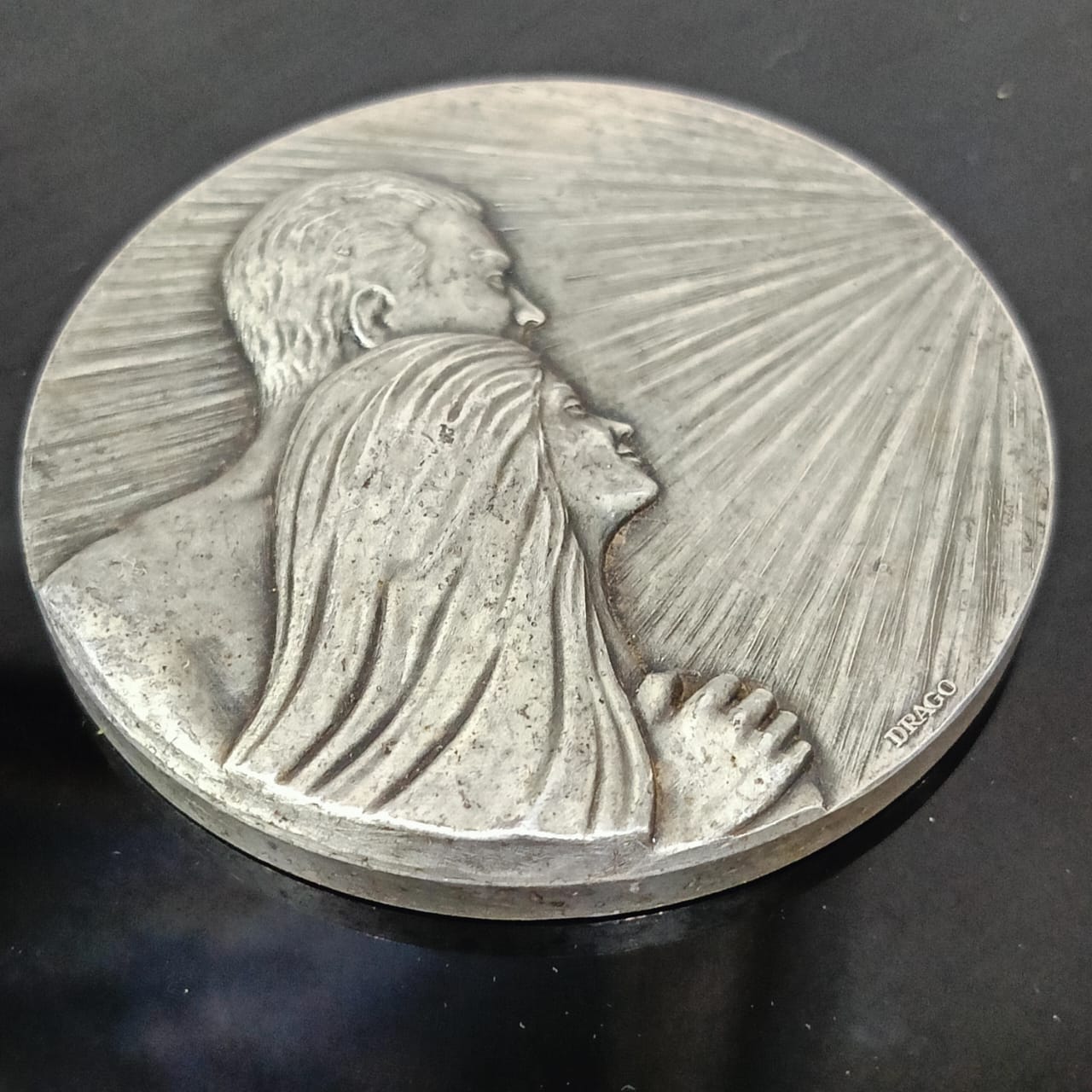 Ancien médaille argnté